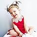 One-piece Summer Sequins Cute Newborn Baby Girl Romper Jumpsuit Backless Bodysuit Outfits Sunsuit (18-24months, Red)