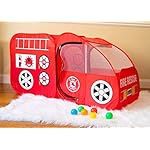 Fire-Truck-Tent-for-Kids-Toddlers-Boys-Girls-Red-Fire-Engine-Pop-Up-Pretend-Playhouse-for-Indoors-Outdoors-Quick-Set-Up-Weather-Proof-Fabric-Foldable-Spacious
