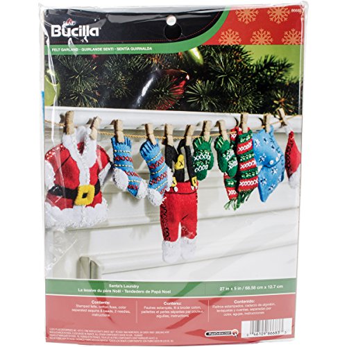 Bucilla felt applique home decor kit, 27 by 5-inch, 866…