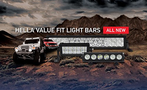 HELLA 357209101 21" Value Fit Design Series Light Bar (12 LED/Combo beam)