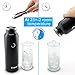 Fnova Insulated Stainless Steel Water Bottle with 2 Caps, Double Walled Vacuum Flask, Standard Mouth, BPA-Free, Cold 24 Hrs / Hot 12 Hrs