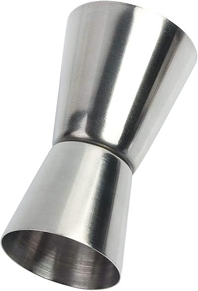 SZCXDKJ 25ml/50ml Stainless Steel Jigger Bar Measure Cup Dual Spirit