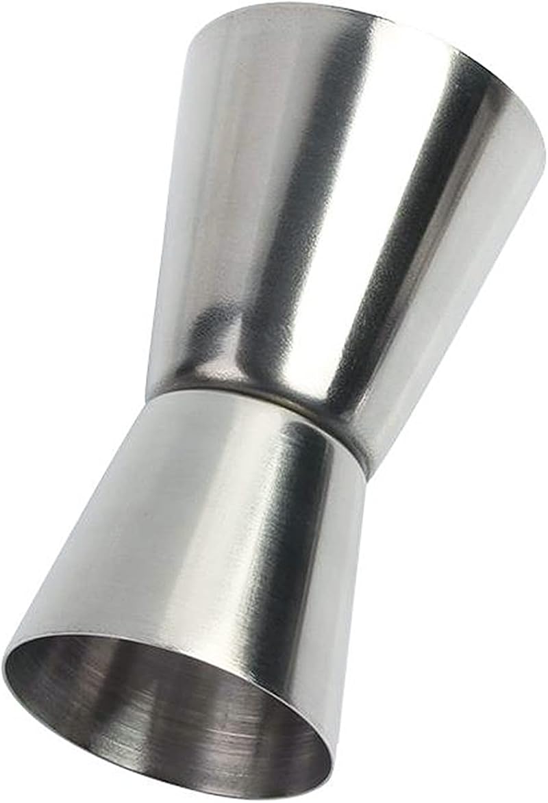SZCXDKJ 25ml/50ml Stainless Steel Jigger Bar Measure Cup Dual Spirit