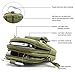 Unigear Compact Multipurpose Tactical Molle EDC Utility Gadget Pouch Tools Waist Bag with Holster Holder, 1000D(Oliver Green)