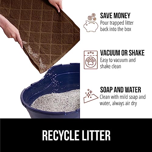 The Original Gorilla Grip 100 Waterproof Cat Litter Box Trapping Mat