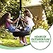 EASY HANG (8FT) ADJUSTABLE TREE SWING STRAP X2 - Holds 4400lbs- Heavy Duty Carabiner - Bonus Spinner - Perfect for Tire and Saucer Swings - Waterproof - Picture Instructions - Carry Bag Included