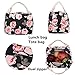 BLUBOON Teens Backpack Set Girls Women School Bags Bookbags 3 in 1 (Black-0019)