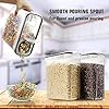 Large-Cereal-Dry-Food-Storage-Containers-Wildone-5-Pieces-Airtight-Cereal-Storage-Containers-for-Sugar-Flour-Snack-Baking-Supplies-Leak-proof-with-Black-Locking-Lids-4L-1353oz Large Cereal & Dry Food Storage Containers - Wildone 5 Pieces Airtight Cereal Storage Containers for Sugar, Flour, Snack…