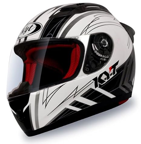 Kyt Rc7 Provent Full Face Helmet White And Graphite L Amazon In Car Motorbike