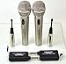 Hisonic 2 X HS308L, A Pair of Wireless Hand Held Microphone HS308L, 2 in 1 Microphone, Wired and Wireless Microphone, 2 Microphone included primary