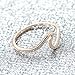 Barogirl Wave Rose Gold Ring Engagement Roses Ring for Women Women's Rings for Lovers YR903 (8)