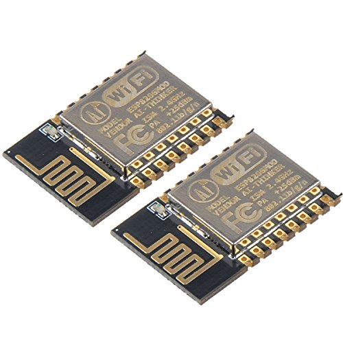 Makerfocus 2pcs ESP8266 Serial Wifi Wireless Transceiver Module ESP-12E for Arduino UNO 2560 R3 Nano
