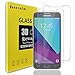 Galaxy J3 Emerge/J3 Prime/J3 2017/J3 Mission/J3 Luna Pro/Sol 2/Amp Prime 2/Express Prime 2 Tempered Glass Screen Protector, Teenystar 9H Hardness,Anti-Scratch,Anti-Fingerprint, for J3 2017 (j3 2017)