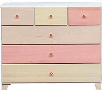 Amazon 姫系 幅90 ローチェスト 整理タンス 箪笥 たんす かわいい おしゃれ 女の子 キッズ 家具 子供部屋 ピンク 桐タンス 収納 日本製 完成品 木製 人気 国産 チェスト タンス オンライン通販