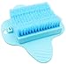 Healthstar Blue Foot Massager Scrubber for Shower Floor – Exfoliating Bristles, Easy to Clean and Use, Hangable Scrub Pad (Blue)