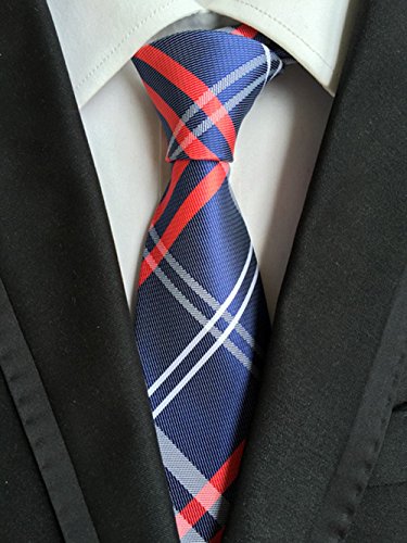 WeiShang Lot 6 PCS Classic Men's 100% Silk Tie Necktie Woven JACQUARD Neck Ties (Style 7) - Thumbnail 3