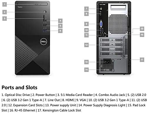 Dell Vostro 3888 Business Desktop Computer_ Intel Hexa-Core i5-10400 up to 4.3GHz (Beats i7-7700)_ 16GB DDR4 RAM_ 512GB PCIe SSD + 1TB HDD_ DVDRW_ 802.11AC WiFi_ Bluetooth_ HDMI_ VGA_ Windows 10 Pro 6 Dell Vostro 3888 Business Desktop Computer_ Intel Hexa-Core i5-10400 up to 4.3GHz (Beats i7-7700)_ 16GB DDR4 RAM_ 512GB PCIe SSD + 1TB HDD_ DVDRW_ 802.11AC WiFi_ Bluetooth_ HDMI_ VGA_ Windows 10 Pro
