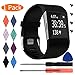KingAcc for Fitbit Surge Bands, Replacement Band Strap for Fitbit Surge Watch Fitness Tracker Original Wrist Band Accessories Small & Large