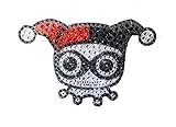 DC Comics CH DC HQ01MD Crystal Studded Harley Quinn Bling Toyetics Head Car Window Sticker Decal