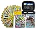 2 Pokemon GX Cards and 18 Holos Power Pack Plus Poshinzo Card Carrying Case
