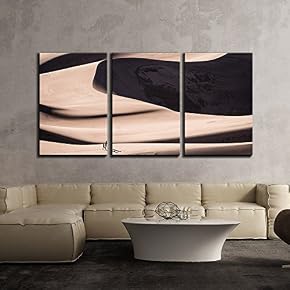 People Walking on The Desert x3 Panels