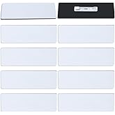 10 Pack Name Tag Pin, Personalized Blank Name Tags with Clips for Office Workers Business and Personal Use, 1.5 X 3 Inch