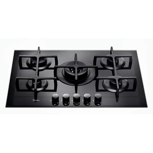 Whirlpool Europe Ph Gof7523tb Piano Cottura Fusion Vetro Trasparente 51x73x49 Cm