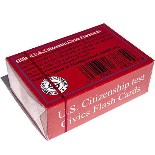 US Citizenship test civics flash cards for the naturalization exam with