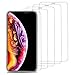 FALWEDI [5Pack] Compatible with iPhone Xs Max Screen Protector, Clear HD iPhone Xs Max Tempered Glass Screen Protector 0.25mm [3D Touch] Anti-Scratch Case Friendly 6.5 Inch