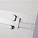 WOODBRIDGE MSDF6076-B Frameless Sliding Shower Door, 56