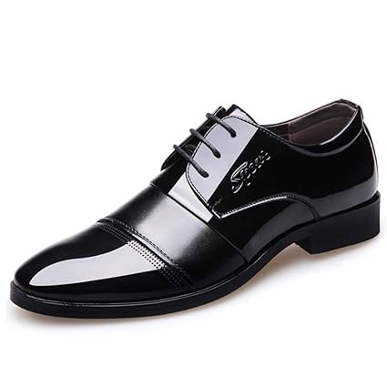LCM Herren Lederschuhe männliche Business-Formale Schuhe niedrige Spitze Gelegenheitsschuhe wear-resistente rutschfesten Gumm
