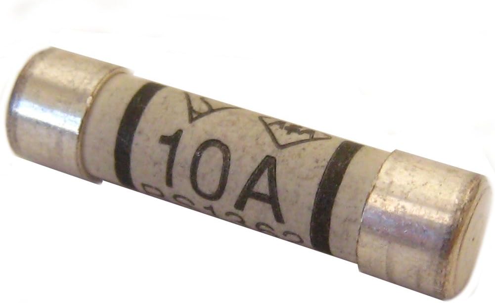 All Trade Direct5X 10A Amp Domestic 240V Household Mains Plug Fuse Electrical Cartridge Fuses