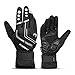 INBIKE Mountain Bike Gloves Cycling Gloves MTB Winter Gloves Silicone Gel Pad Gloves Touch Recognition Full Finger Black X-Large