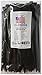 Heavy Duty Cable Zip Ties. Durable strong nylon tie wraps, 120 LB Tensile Strength (9 Inch 100 Pack, UV Black)