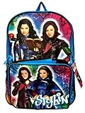 Disney Little Girls Descendants Backpack With Lunch, Black, One Size