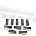 Major Brands 74HC595 ICS and Semiconductors, 8-Bit Shift Register with Output Latches and Eight 3-State Outputs, DIP 16, Cascadable (Pack of 10), Black