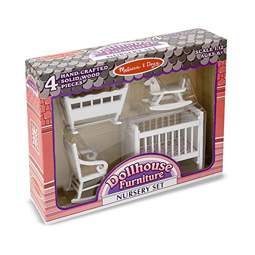 Melissa & Doug DollHouse Furniture Nursery Set Pricepulse