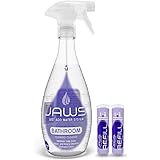 JAWS Foaming Bathroom Cleaner Bottle with 2 Refill Pods. Non-toxic and Eco-friendly Cleaning Products. Refill and Reuse.