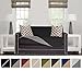 Sofa Shield Armchair Slip Cover with Patented Strap, Cushion Protector, US Designed Reversible Stain and Dog Tear Resistant Slipcover, 48 inch Seat, Washable Covers for Dogs Pets, Black Gray