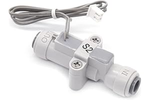 Performance 1/4" Water Flow Switch Plastic Water Flow Switch Water Flow Control Sensor for Water Purifier Dispenser Water Flo