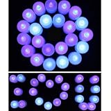 Utility LED Flash Flicker Flameless Battery Electronic Candle Tea Light Blue