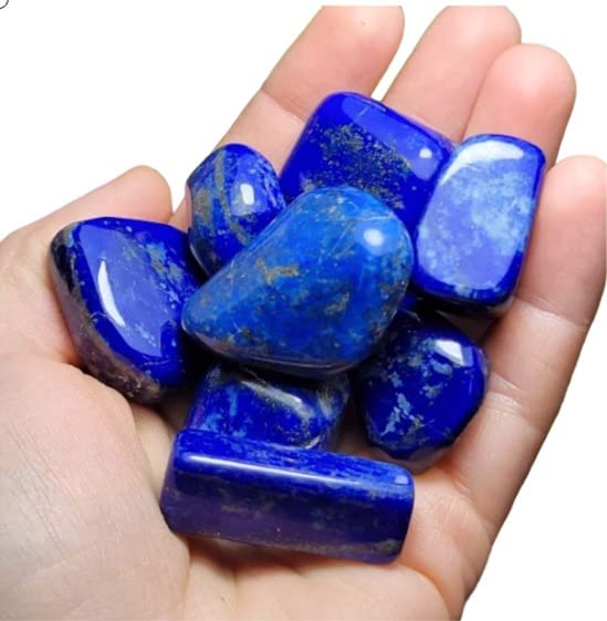 TENET - Natural tumbled stone polished for crystal therapy, reiki and meditation - 20-25 mm (LAPISLAZZULI EXTRA)
