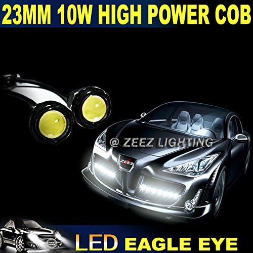 ZEEZ Beacon - 3X (6pcs) Eagle Eye LED Daytime Running Light DRL Tail Reverse Backup Parking Signal Lamp (Universal Fit Multi-Purpose)
