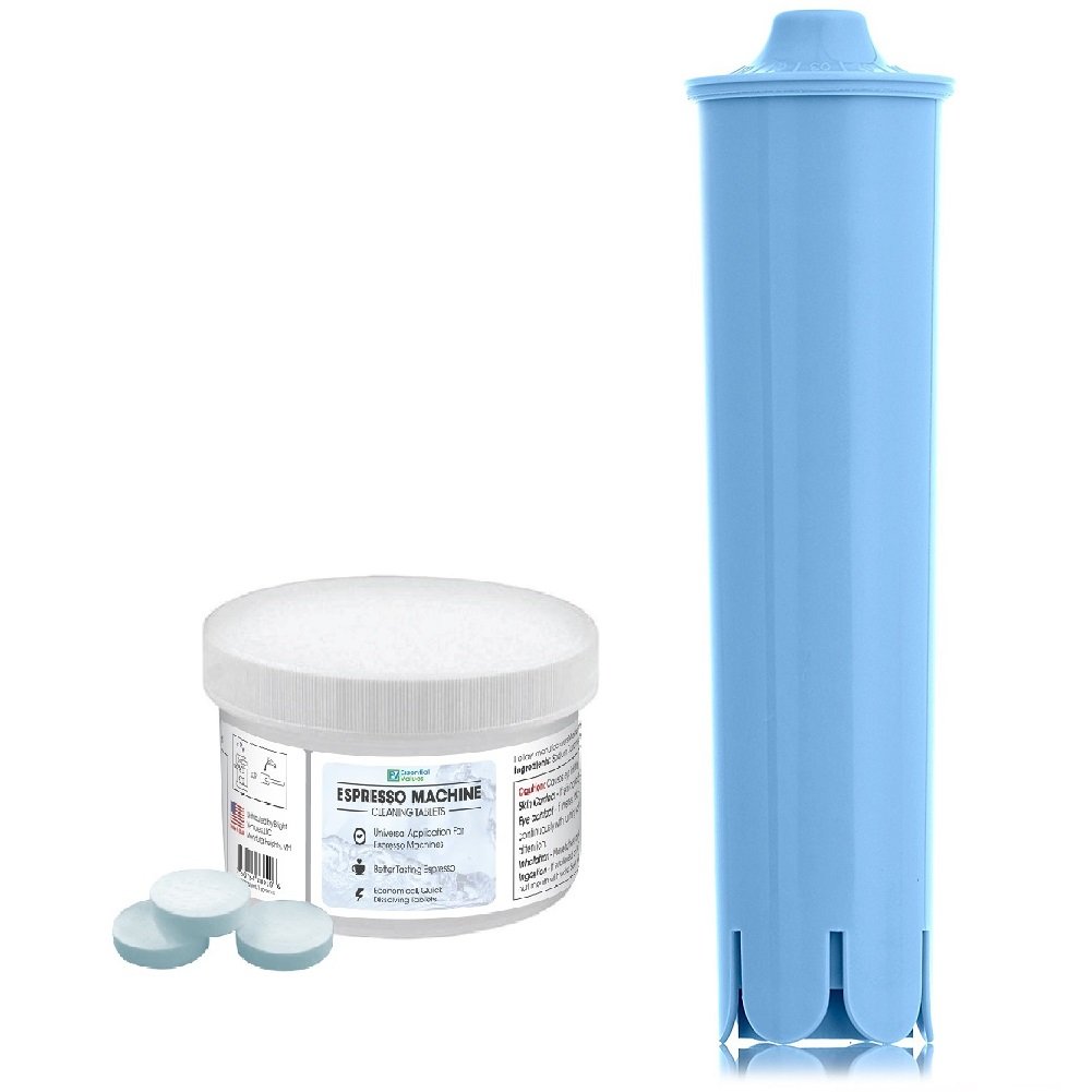 Amazon.com: Espresso Machine Cleaning Tablets (30 Count) BONUS Pack w/ 1  Jura Clearyl Filter Replacement (aftermarket) by Essential Values, ...