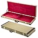 Yaheetech Rectangle Shaped Tweed Hard-shell Guitar Case for Strat/Tele-Gold