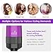 Upgraded One Step Hair Dryer Brush, Gemeita Hot Air Brush Detachable Negative Ions Hair Styler Volumizer, Anti-scald Round Hair Straightener for All Types of Hair, Fuchsiathumb 4
