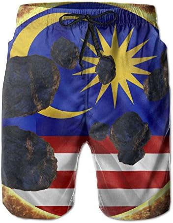 Malaysian Conquers The Sun Galaxy MeteoriteHandsome Fashion Summer Cool Shorts Swimming Trunks Beachwear Beach Shorts