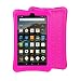 BMOUO Silicone Case for All-New Amazon Fire 7 Tablet (7th and 9th Generation, 2017 and 2019) - Light Weight Shockproof Soft Silicone Kids Friendly Case for Fire 7 2019/2017, Rose primary