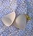 Bravo Triangle Plus bra pad inserts: shaper with push up inside. (Nude, B/C)