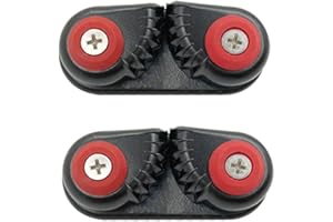 Lixada 2PCS Kayak Cam Cleat Boat Canoe Sailing Boat Dinghy Aluminum Cam Cleats Fast Entry Kayak Cleats